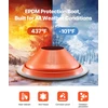 Stogo vamzdžio manžetė. vamzdžiams Ø254-483 mm. silikoninė. -74°C/+225°C. raudona