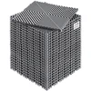 Sujungiami drenažo kilimėliai 310x310 mm. 24 vnt.. pilki
