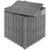 Sujungiami drenažo kilimėliai 415x415 mm. 24 vnt.. pilki