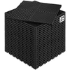 Sujungiami drenažo kilimėliai 415x415 mm. 24 vnt.. juodi