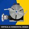 Sukamasis staliukas HV8 200mm horizontalus/vertikalus su dalijimo plokšte