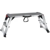 Sulankstoma aliuminio darbo platforma-kėdutė. apkrova 200 kg. 48.7x128x30 cm