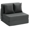 Sulankstoma sofa-lova su 2 pagalvėlėmis, plaunamas užvalkalas, atminties putos 25D, 1860 x 730 x 150 mm, pilka