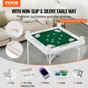 Sulankstomas madžiango/domino stalas 4 žaidėjams. 900x900 mm. su 4 puodelių laikikliais