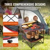 Sulankstomas stovyklavimo stalas nešiojamas lauko šoninis stalas lengvas sulankstomas stalas 600D oksfordo audinys ir