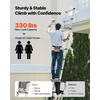 Teleskopinės aliuminio kopėčios. aukštis 3.8 m. sulankstomos. keliamoji galia 150 kg