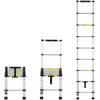 Teleskopinės kopėčios. aliuminis. ilgis 2600mm. keliamoji galia 170kg. neslystančios kojelės