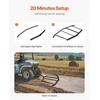 Tempiamas grėblys 1830 mm Q235 plieno su kabliu ATV/UTV traktoriams