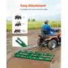 Tempiamas grėblys su reguliuojamomis juostomis ir 1830 mm grandine ATV/UTV/traktoriui