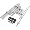 Tiesiaeigis kreipiantysis SBR20 600-1000mm su 3 rutuliniais sriegiais