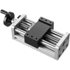 Tiesiaeigis pavaros aktuatorius eiga 100mm rutulinis sriegis dvigubas