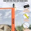 Tinklinio ir badmintono rinkinys su tinklu. reguliuojamais stulpais. kamuoliu ir pompa