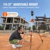 Trikojo stovas lazeriniam nivelyrui reguliuojamas aukštis 1145-2905mm