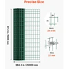 Tvoros tinklo ritinys 1.2x25 m. cinkuoto plieno vielos 2.1 mm. gyvuliams. žalias
