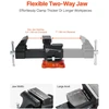 Universalus spaustuvas maks. atvėrimas 140mm 360° besisukantis pagrindas