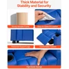 Vaikiškas atlošiamas krėslas su kojų atrama. ekologiška oda. mėlynas