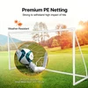 Vaikiški pop-up futbolo vartai 371x121.5x183 cm. nešiojami. PVC/PE karkaso. treniruotėms kieme ir sode