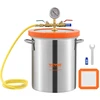 Vakuuminė kamera 19 L (5 gal). grūdinto stiklo dangtis. nerūdijantis plienas