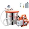 Vakuuminio siurblio rinkinys 110 l/min. degazavimo kamera 11.36 l. grūdinto stiklo dangtis