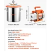 Vakuuminis siurblys 3.5 CFM. nerūdijančio plieno kamera 18.92 l. medienos stabilizavimui
