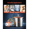 Vakuuminis siurblys 3.5 CFM. nerūdijančio plieno kamera 18.92 l. medienos stabilizavimui