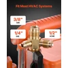 Vakuuminis siurblys 7 CFM (198 l/min), dviejų pakopų, HVAC/automobilių sistemoms