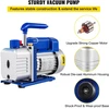 Vakuuminis siurblys oro kondicionavimo sistemoms. 3 CFM (85 l/min). 1/4 AG
