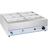 Vandens šildytuvas su kranu 6 x GN 1/3 2000W 230V, nerūdijantis plienas
