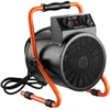 Ventiliatorius Elektrinis šiltnamio šildytuvas su ventiliatoriumi. 2000 W. IPX4. reguliuojamas 25° kampas. apsauga nuo perkaitimo