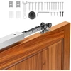 Vienbėgio slankiojančių durų furnitūros komplektas. ilgis 1441 mm. sklandus uždarymas