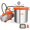 Vienos pakopos vakuuminio siurblio rinkinys su vakuumo kamera. 150 W. 100 l/min. 1440 aps/min