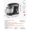 Virtuvės kombainas / pagalbinė įranga 1400 W talpa 5.68 l