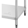 Virtuvinis darbo stalas 120x60 cm nerūdijantis plienas