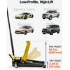 Žemo profilio grindinis keltuvas 3T dvigubas stūmoklis su SUV adapteriu aukštis 75-500 mm
