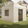 Žieminis pavėsinės uždangalas standžioms pavėsinėms 3.07 x 3.07 m. dviejų lygių. su šoninėmis sienelėmis