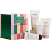 AHAVA DARE TO GLOW REFRESH &amp; HYDRATE EXPRESS Dovanų rinkinys ( veido kaukė 15 ml + veido kremas 15 ml + rankų kremas 40 ml + dušo gelis 40 ml