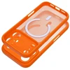 Dėklas iPhone 15 - Oranžinė-Skaidrus