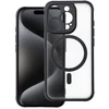 Dėklas iPhone 18 // iPhone 17 - Juodas-Skaidrus