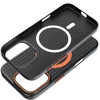 Dėklas iPhone 18 Pro // iPhone 17 Pro - Juodas-Oranžinė