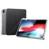 Dėklas knygutė iPad Pro 13 - 2025, 13" // iPad Pro 13 - 2024, 13" - Juodas-Skaidrus