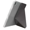 Dėklas knygutė iPad Pro 13 - 2025, 13" // iPad Pro 13 - 2024, 13" - Juodas-Skaidrus