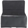Dėklas prie diržo, Odinis dėklas 3XL (viduje apie: CAT S53, iki 9x17x1.5 cm) - Juodas