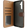 Odinis dėklas knygutė iPhone 18 // iPhone 17 - Ruda