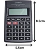 Kišeninis skaičiuotuvas CASIO HL-4A, 56 x 87 x 8.6 mm