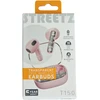 Ausinės į ausis STREETZ, permatomos, rožinės / T150-PNK / 6612032