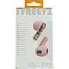 Ausinės į ausis STREETZ, permatomos, rožinės / T150-PNK / 6612032