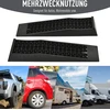 Aosom 2 dalių užvažiavimo rampų rinkinys, juodas, plastikas, 3000 kg