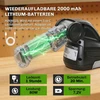 Aosom 2-in-1 elektrinės gyvatvorių ir žolės žirklės, 2 x 7,2 V įkraunamas 2,0 Ah akumuliatorius, 2 keičiami peiliai, juodos