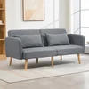 Aosom 3 vietų miegamoji sofa, pilka, 170 x 83 x 80 cm, iki 240 kg