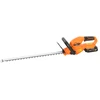 Aosom Akumuliatorinė gyvatvorių žirklės, 100 W, 51 cm, oranžinė